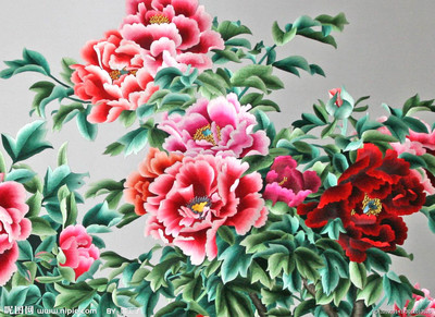 專業(yè)北京電腦繡花加工廠 山水畫刺繡精細(xì)加工